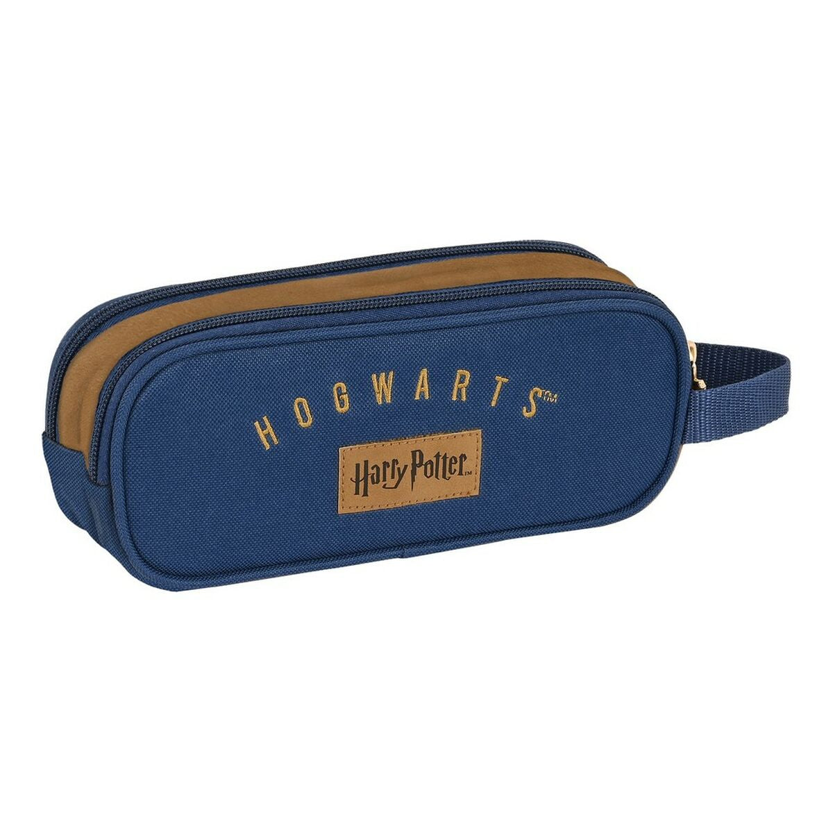 School Case Harry Potter Brown Navy Blue (21 x 8 x 6 cm)