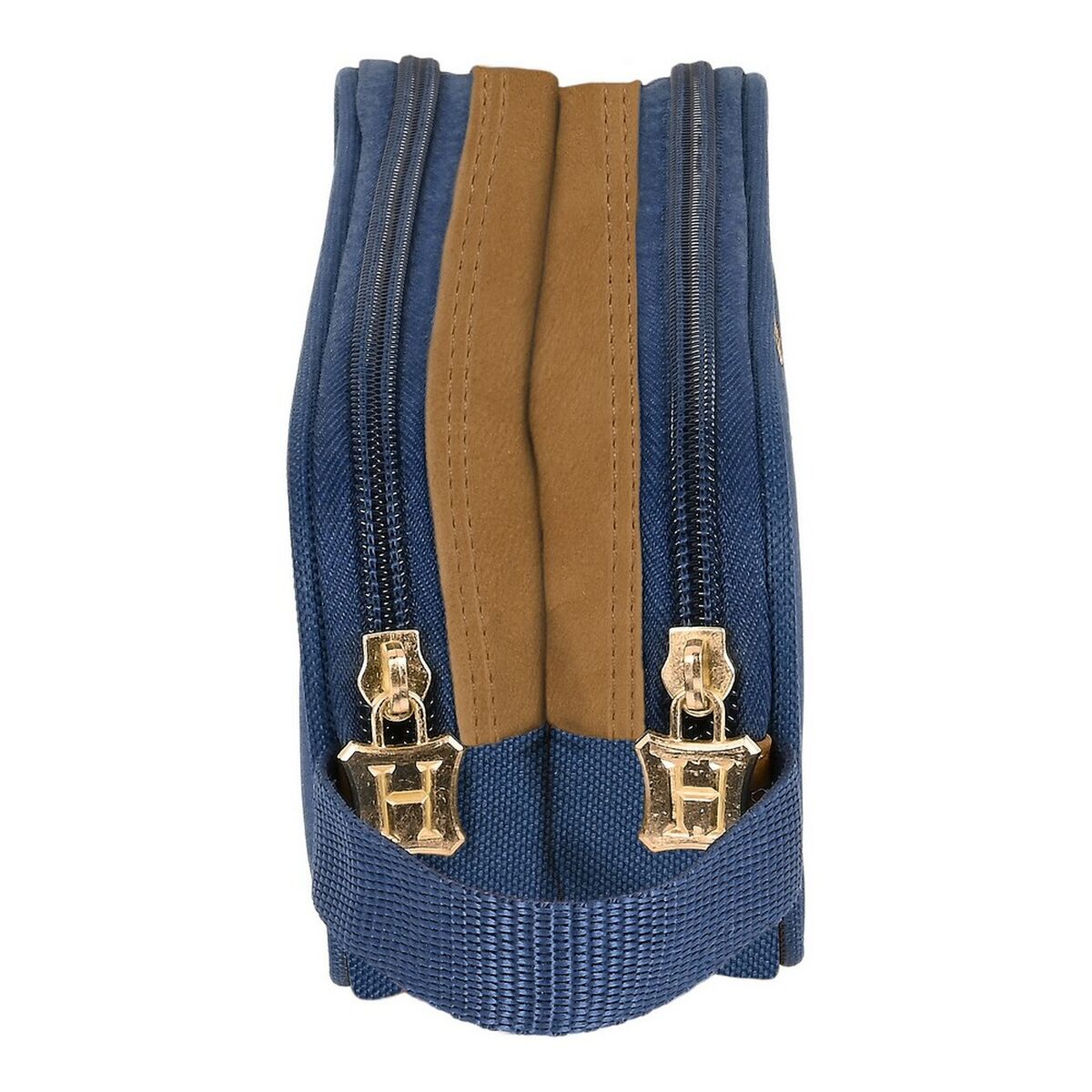 School Case Harry Potter Brown Navy Blue (21 x 8 x 6 cm)