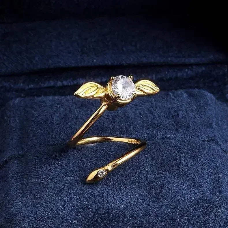 Gold-plated Snitch Ring Women Jewelry Gifts