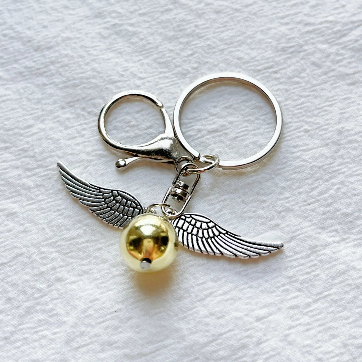 Retro Gold color Snitch Key Chains Hogwarts
