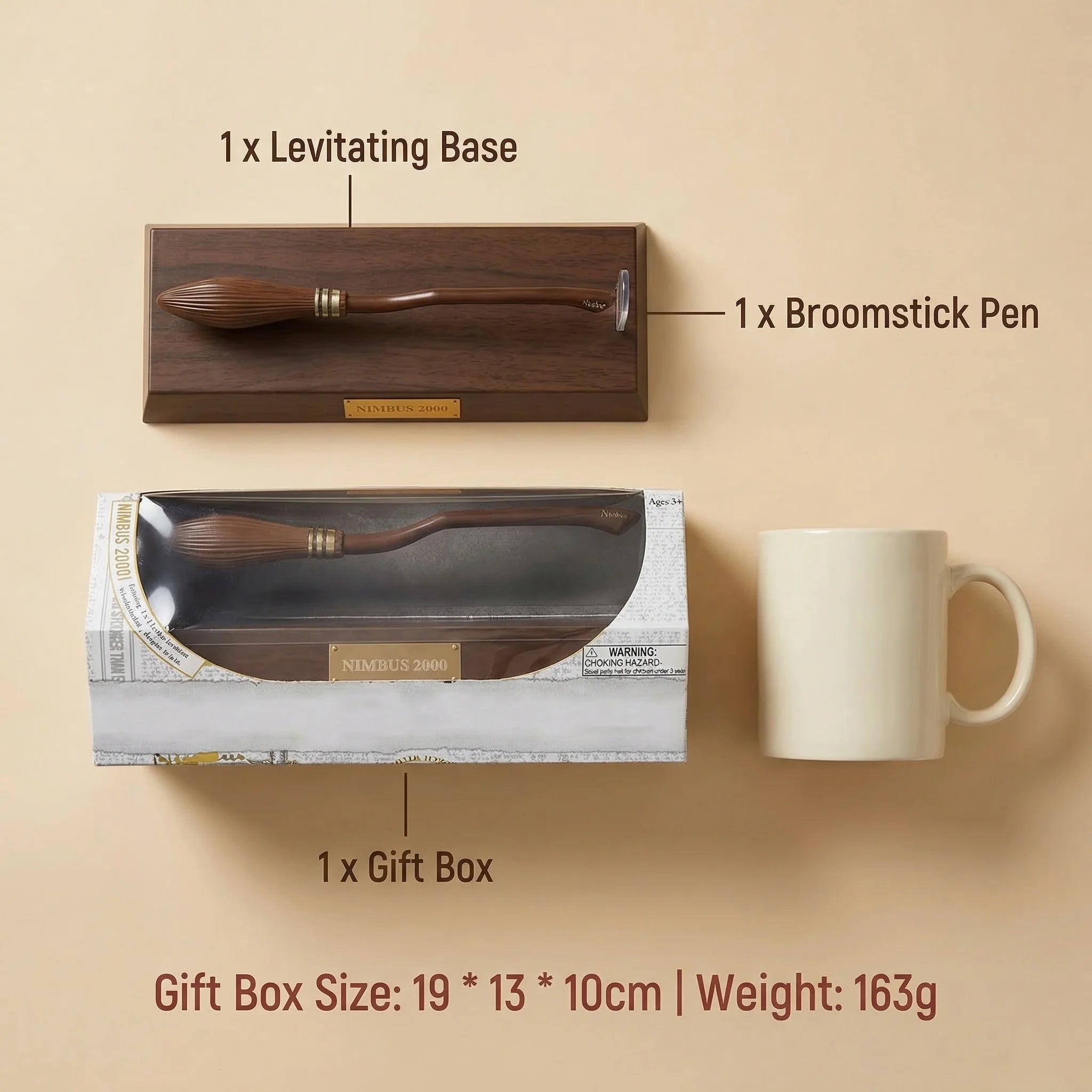 Nimbus 2000 Floating Broom Pen Magnetic Levitating