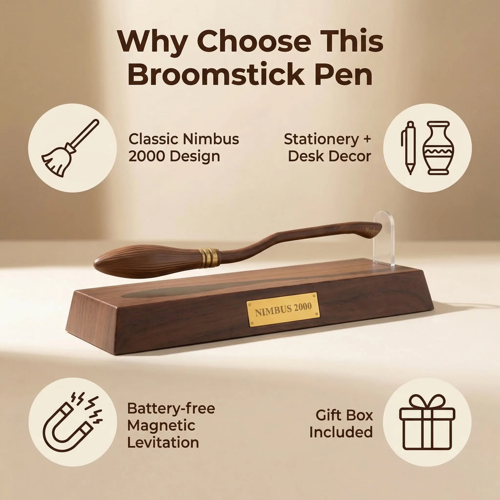 Nimbus 2000 Floating Broom Pen Magnetic Levitating