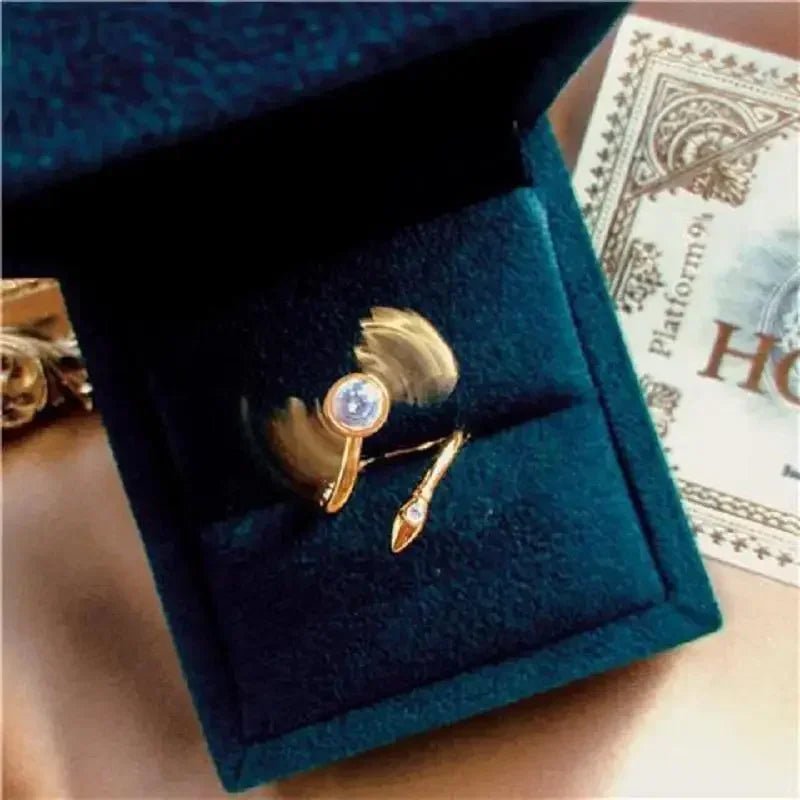 Gold-plated Snitch Ring Women Jewelry Gifts