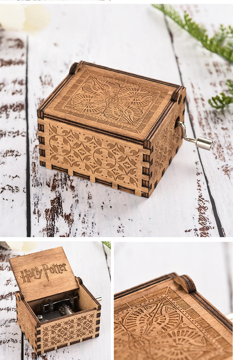 Harry Potter Music Box Christmas Gift Wooden