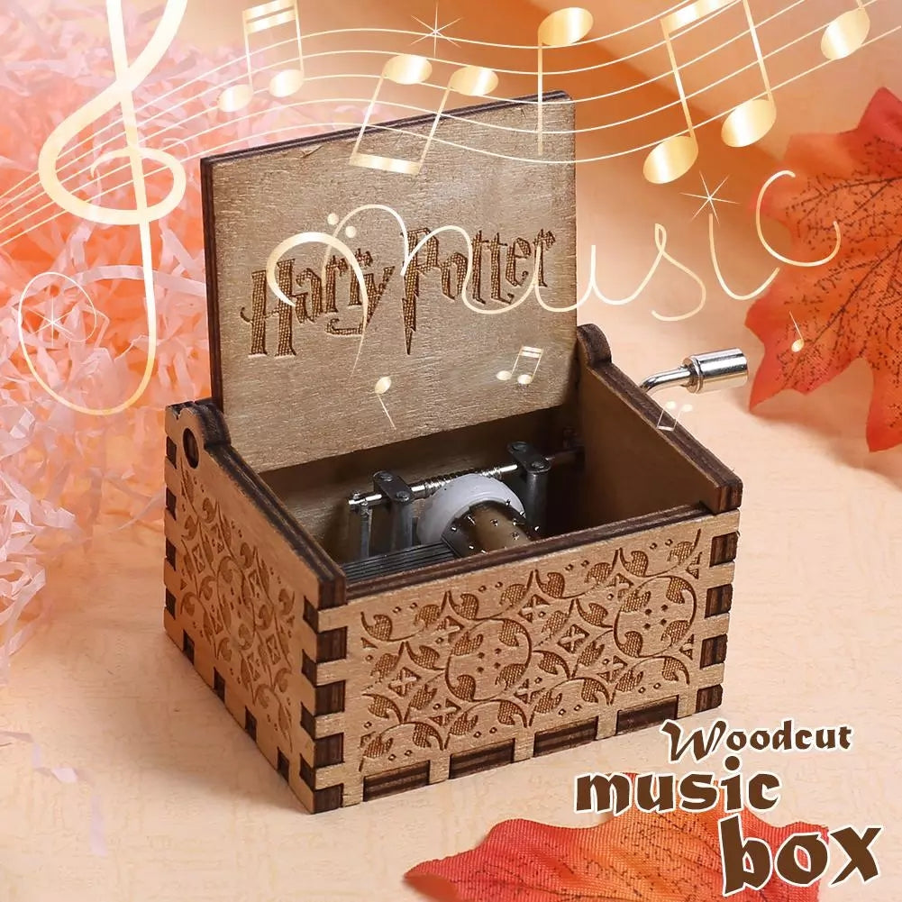 Harry Potter Music Box Christmas Gift Wooden
