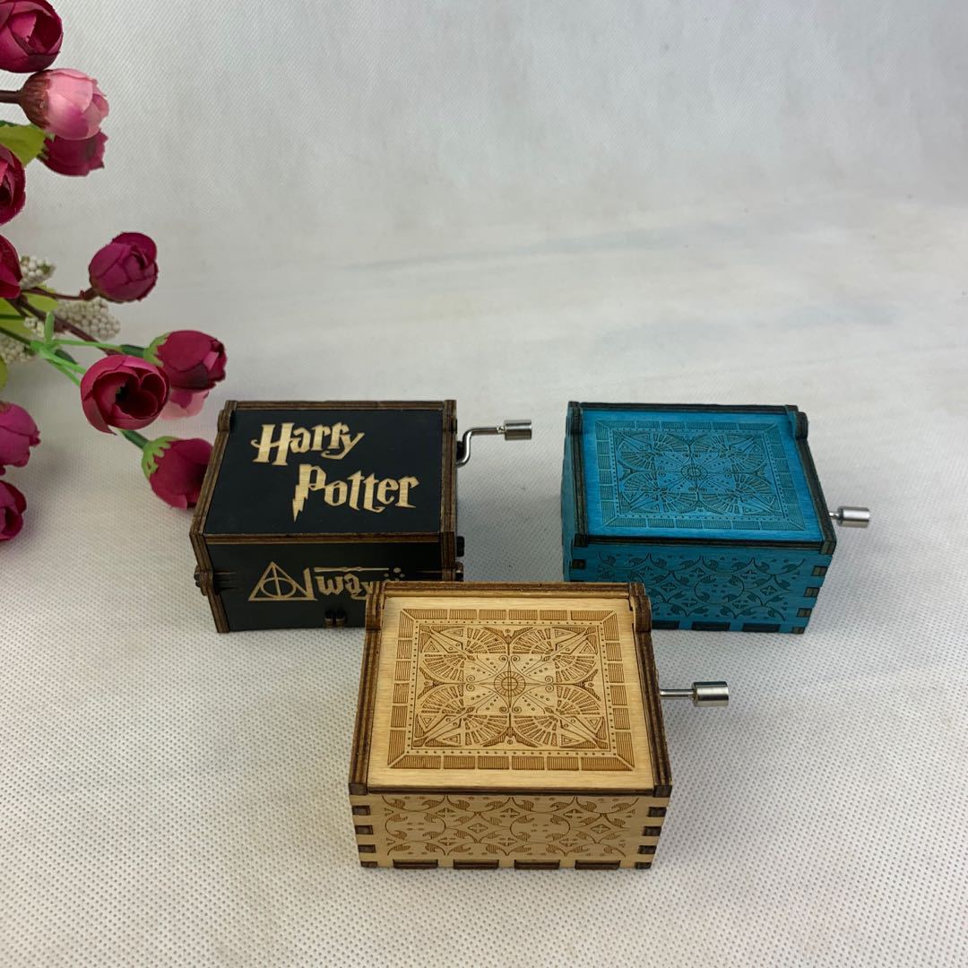 Harry Potter Music Box Christmas Gift Wooden